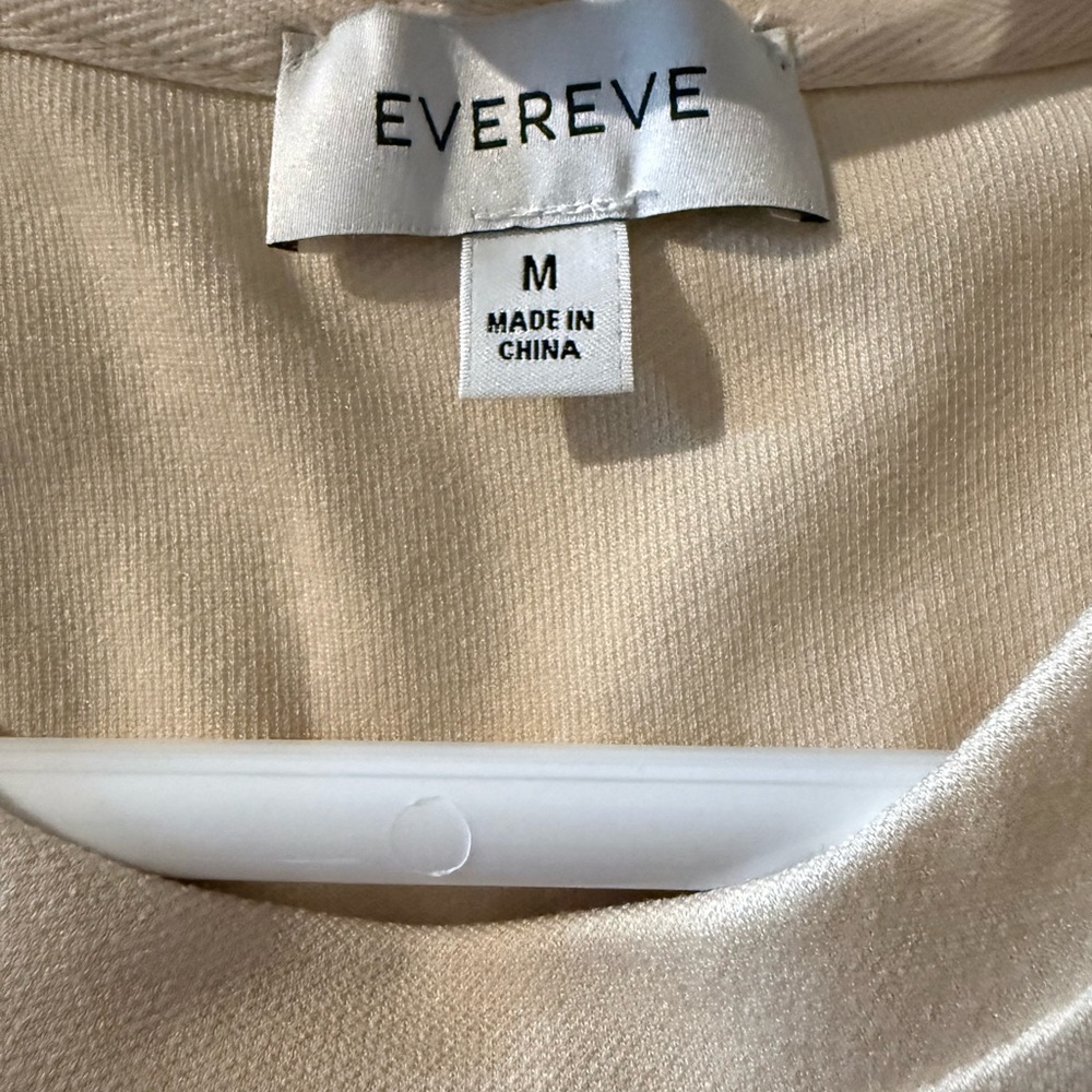 Evereve Cream Muscle Tee